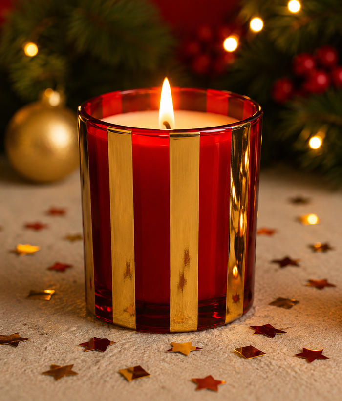 Crimson Gold Luxe Jar Candle